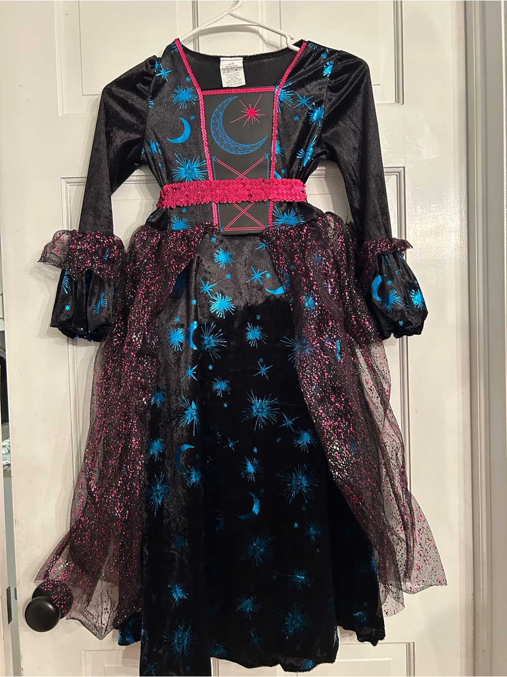 Girls light up witch Costume Dress 4-6